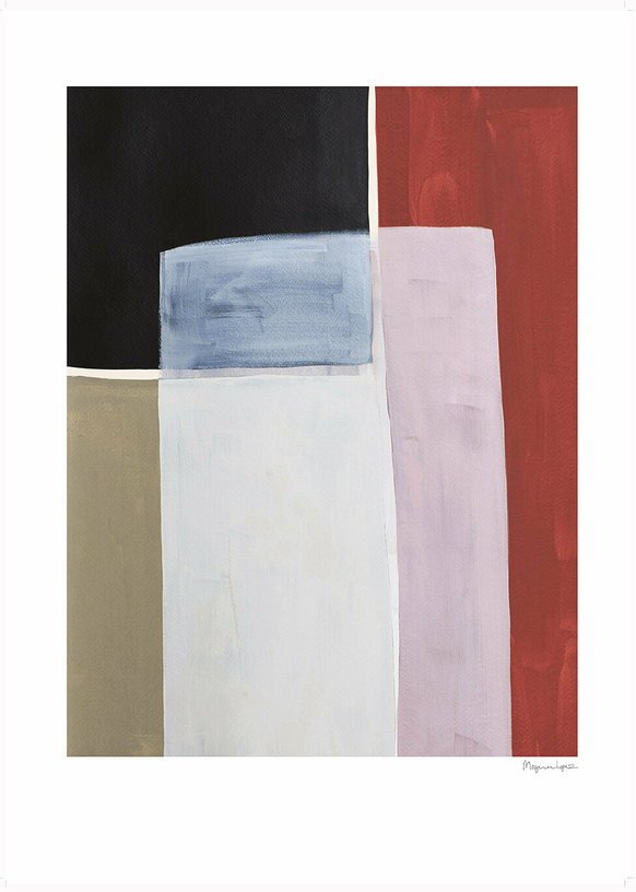 Affiche Berit Mogensen Lopez Colour Squares 50 x 70 cm - The Poster Club - The Cool Republic