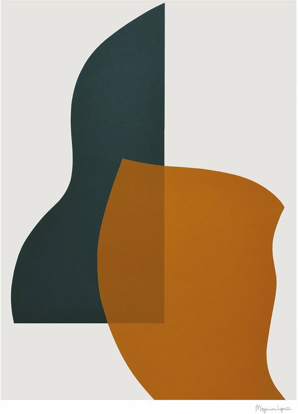 Affiche Berit Mogensen Lopez Overlap 50 x 70 cm - The Poster Club - The Cool Republic