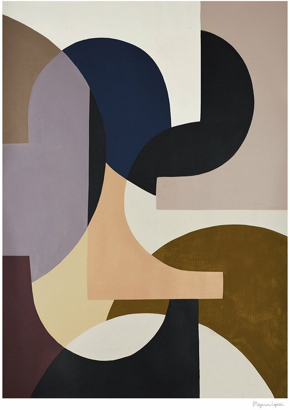 Affiche Berit Mogensen Lopez Rosa 30 x 40 cm - The Poster Club - The Cool Republic