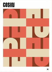 Affiche corail 50x70 cm - Cosin Paris - The Cool Republic