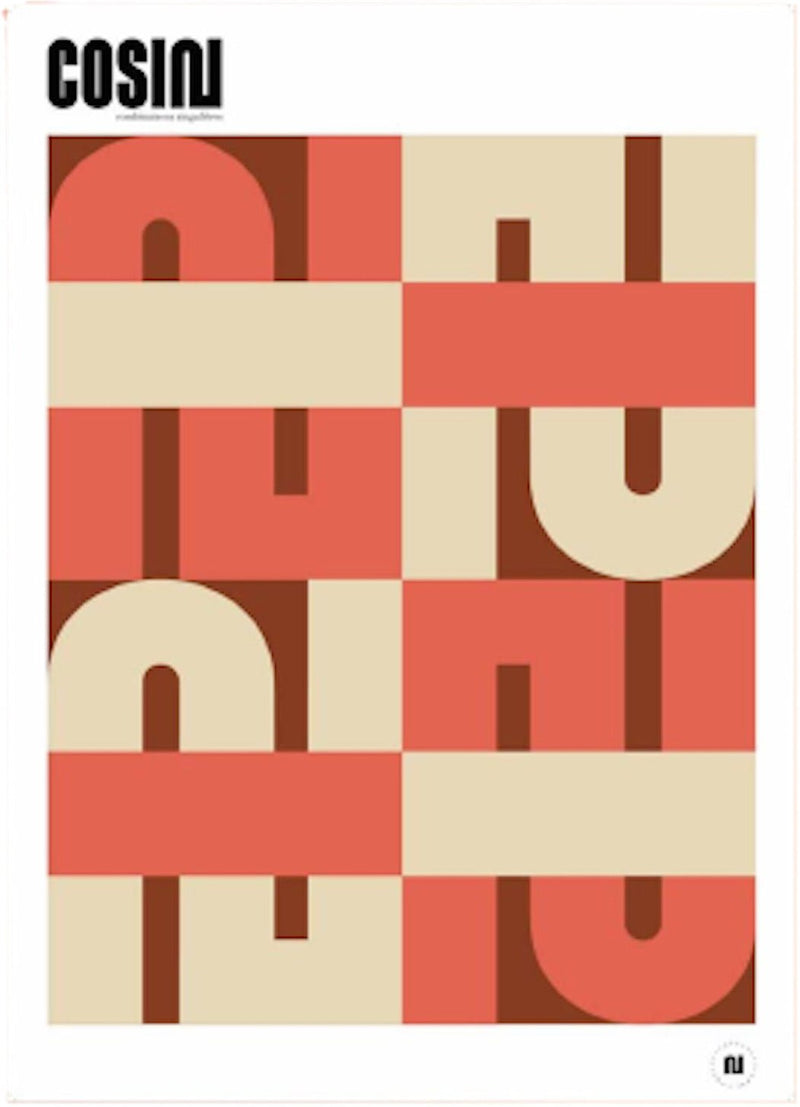 Affiche corail 50x70 cm - Cosin Paris - The Cool Republic