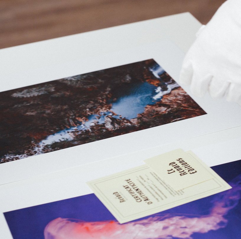 Affiche Embrun encadrée Moebe chêne A3 - Le Renard - The Cool Republic