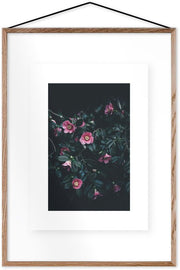 Affiche Flowers encadrée Moebe chêne A2 - Le Renard - The Cool Republic