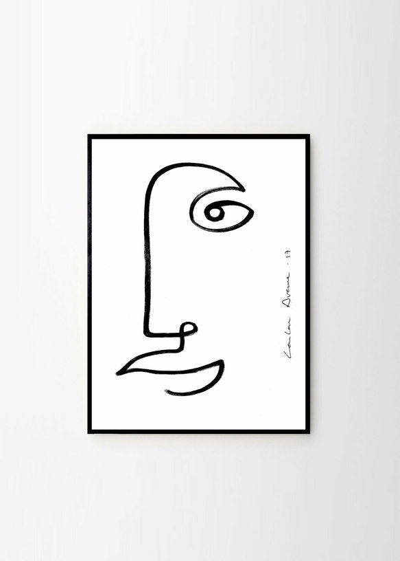 Affiche LouLou Avenue Full Moon 30 x 40 cm - The Poster Club - The Cool Republic