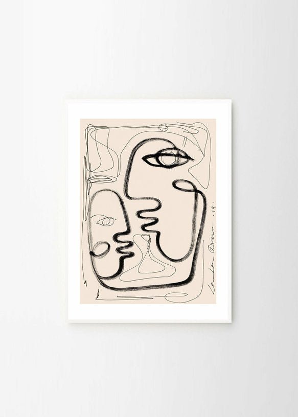 Affiche LouLou Avenue Tribu 03 50 x 70 cm - The Poster Club - The Cool Republic