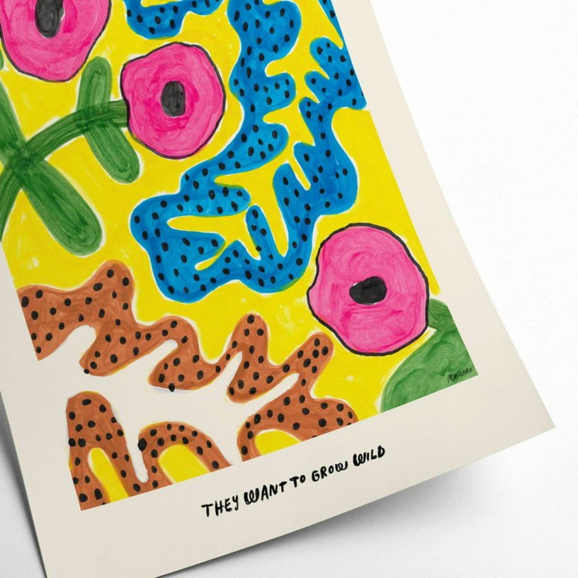 Affiche Madelen 30 x 40 cm They want to grow wild - PSTR Studio - The Cool Republic