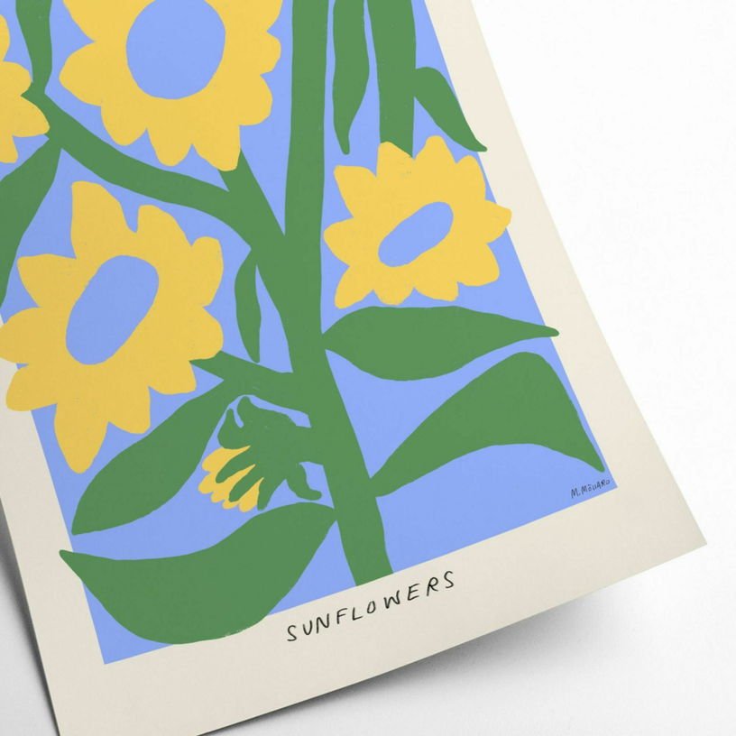 Affiche Madelen 70 x 100 cm Sunflowers II - PSTR Studio - The Cool Republic