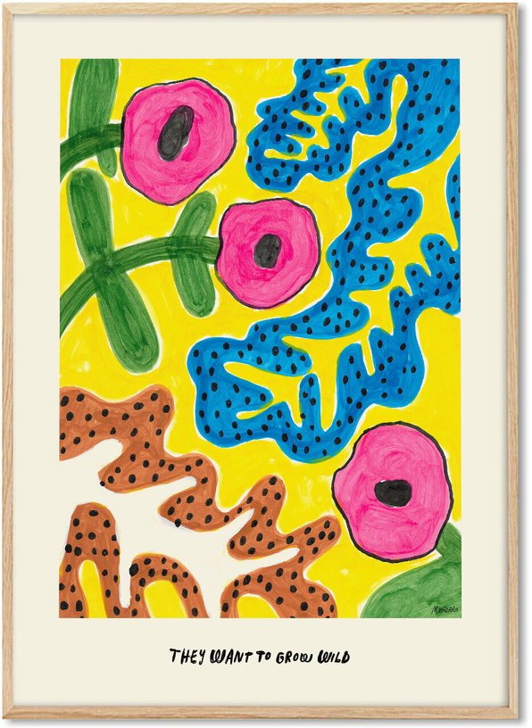 Affiche Madelen 70 x 100 cm They want to grow wild - PSTR Studio - The Cool Republic