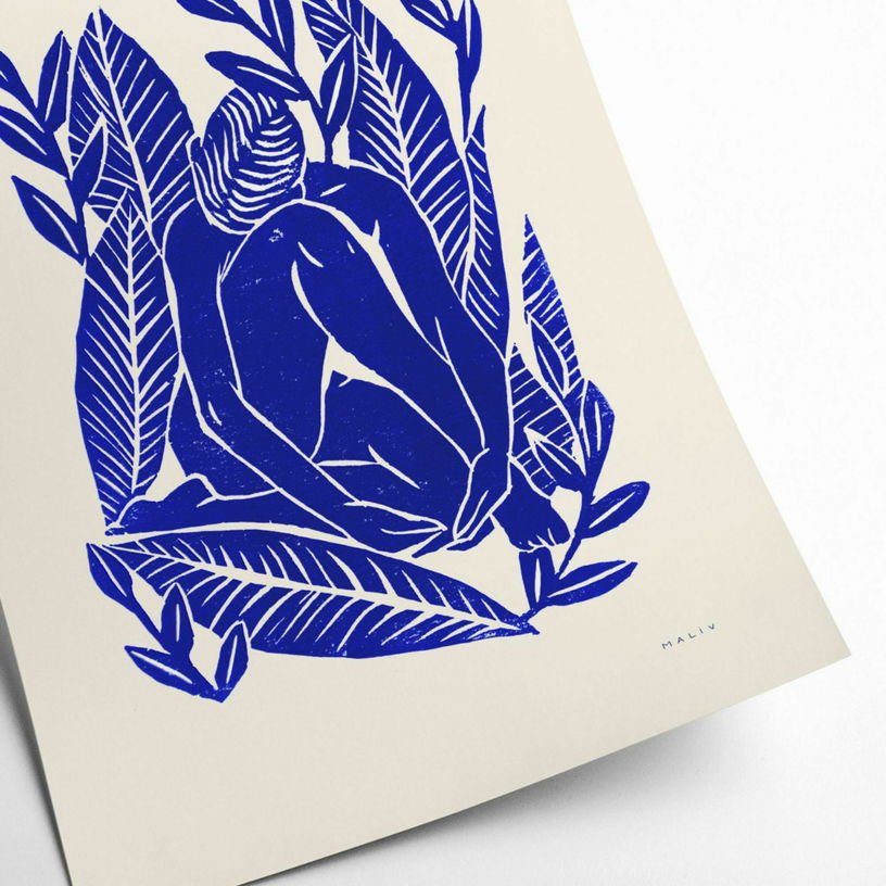 Affiche Maliv 30 x 40 cm Fouiller la nuit - PSTR Studio - The Cool Republic