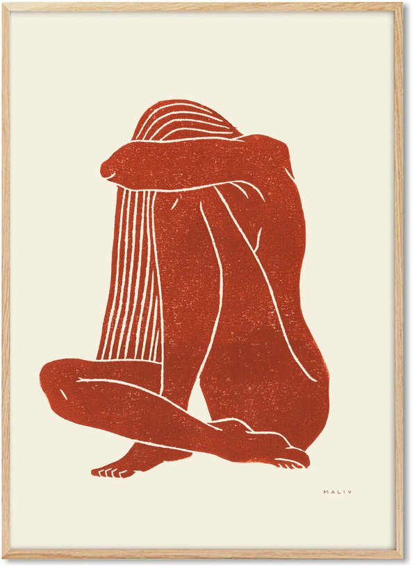 Affiche Maliv 50 x 70 cm Lumiere I - PSTR Studio - The Cool Republic