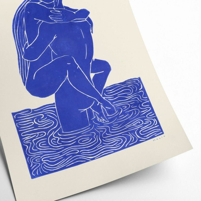 Affiche Maliv 50 x 70 cm one + one = Three - PSTR Studio - The Cool Republic
