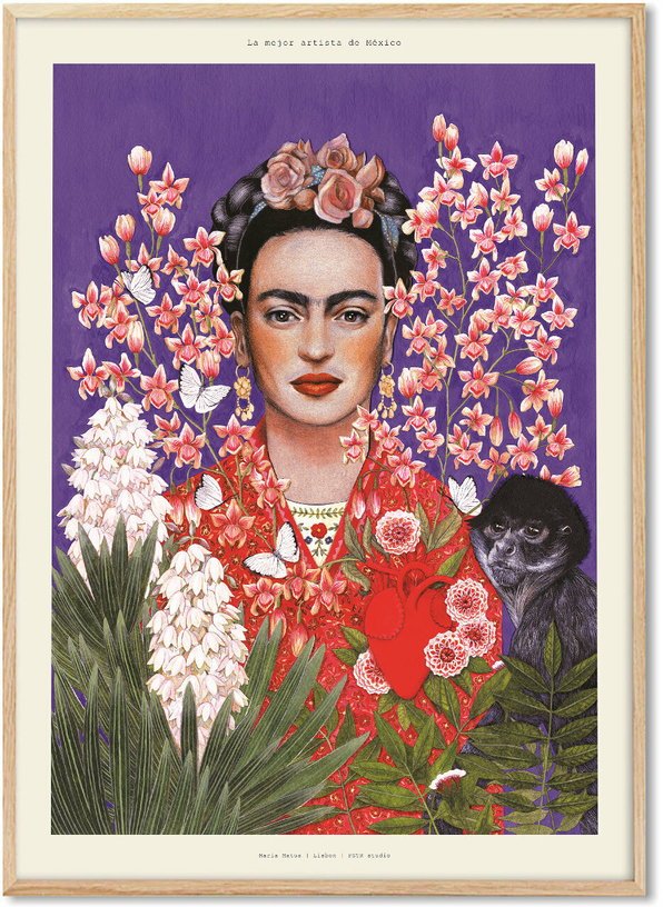 Affiche Matos 70 x 100 cm La mejor artista de México - PSTR Studio - The Cool Republic