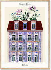 Affiche Matos de Flores Casa de - Lisboa II 70 x 100 cm - The Cool Republic