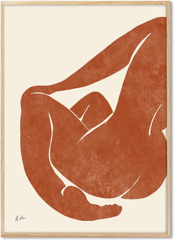 Affiche Michelle 30 x 40 cm Nu Terre - PSTR Studio - The Cool Republic