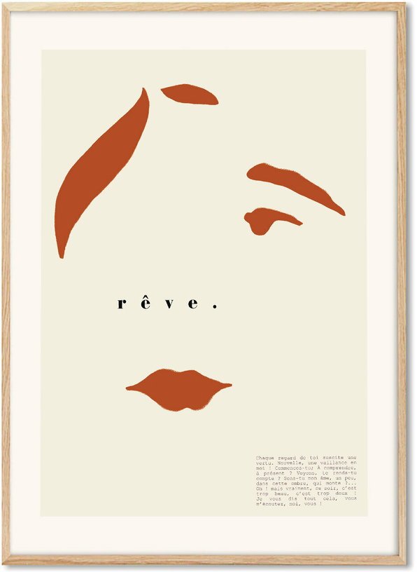 Affiche Sophie M. Lucie 30 x 40 cm Rêve - PSTR Studio - The Cool Republic