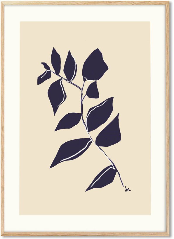 Affiche Sophie M. Lucie 50 x 70 cm Le rêve du jardin bleu - PSTR Studio - The Cool Republic