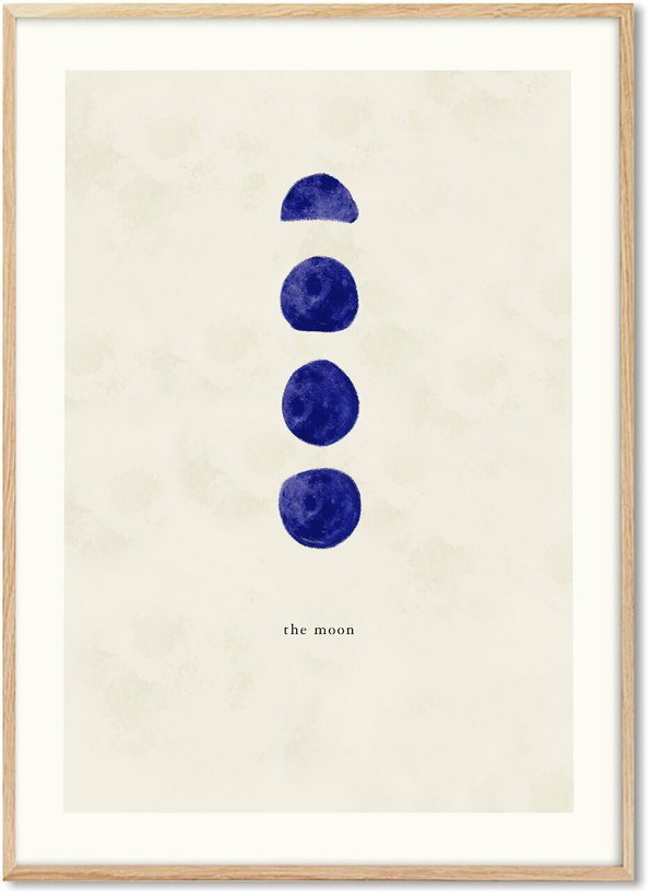 Affiche Sophie M. Lucie 50 x 70 cm The Moon - PSTR Studio - The Cool Republic