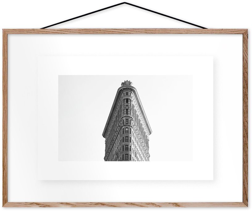 Affiche The Flatiron Building NY encadrée Moebe chêne A2 - Le Renard - The Cool Republic