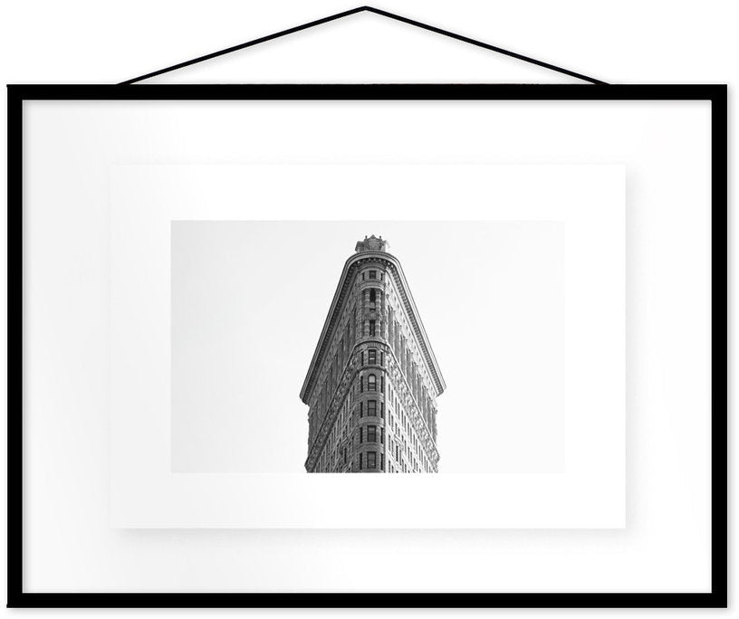 Affiche The Flatiron Building NY encadrée Moebe noir A2 - Le Renard - The Cool Republic