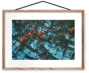 Affiche Tropical Fishes encadrée Moebe chêne A3 - Le Renard - The Cool Republic