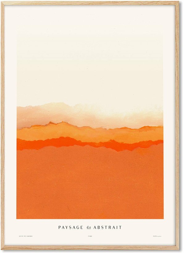 Affiche Yente 70 x 100 cm Paysage de Abstrait - PSTR Studio - The Cool Republic