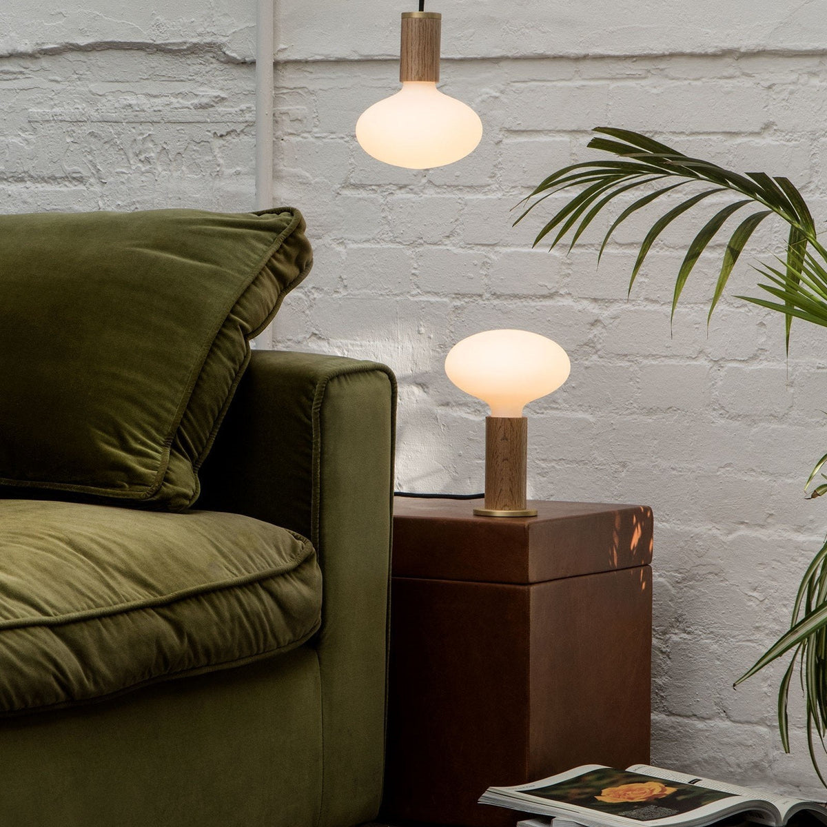 Ampoule LED E27 6W filament dimmable 16,3 cm en porcelaine Oval - tala - The Cool Republic