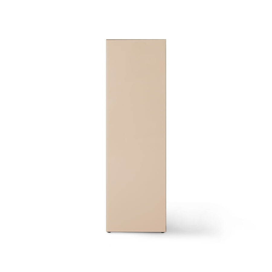 Spiegeltisch aus Glas Beige Säule S Nude - HKLIVING