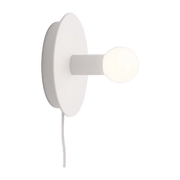 Applique avec prise en acier blanc Dot - Lambert & Fils - The Cool Republic