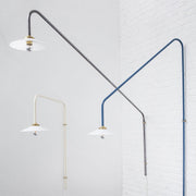 Applique avec prise en acier bleu 90x25x180cm N° 4 - valerie_objects - The Cool Republic