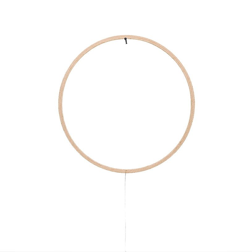 Applique avec prise en bois naturel S Eclipse - Tilen Sepic - The Cool Republic