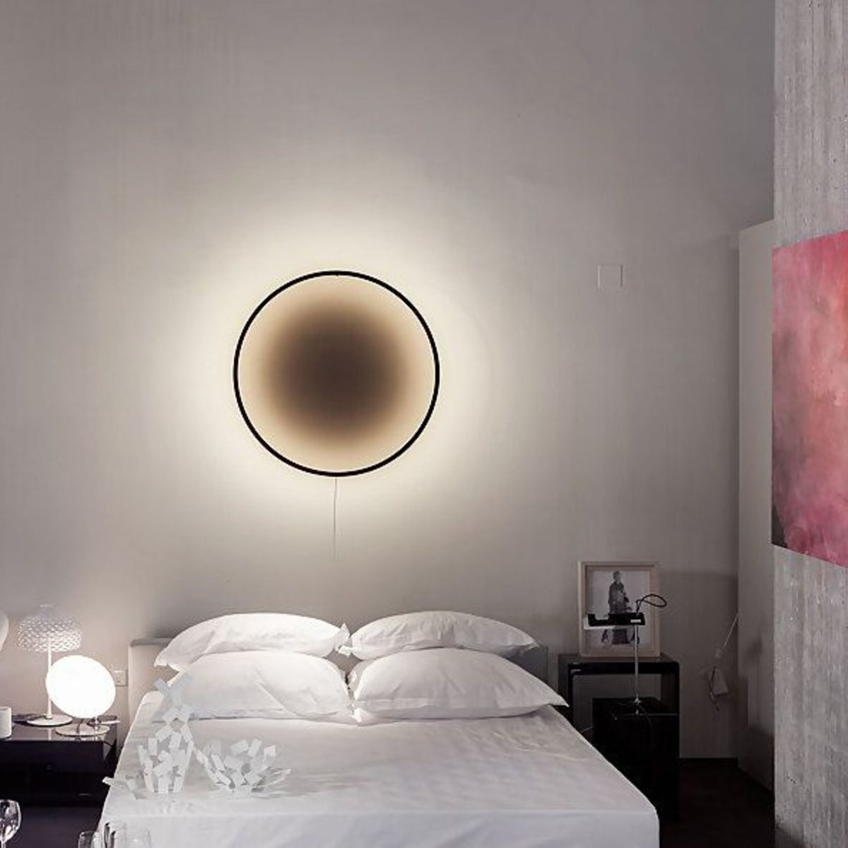 Applique avec prise en bois noir L Eclipse - Tilen Sepic - The Cool Republic