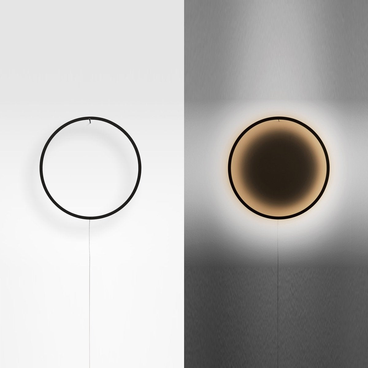 Applique avec prise en bois noir L Eclipse - Tilen Sepic - The Cool Republic