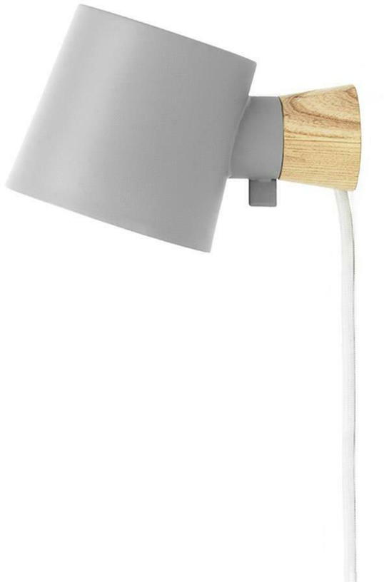 Applique avec prise en métal gris Rise Grey - Normann Copenhagen - The Cool Republic