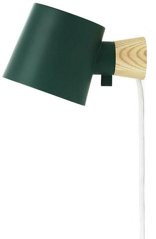 Applique avec prise en métal vert pétrol Rise - Normann Copenhagen - The Cool Republic