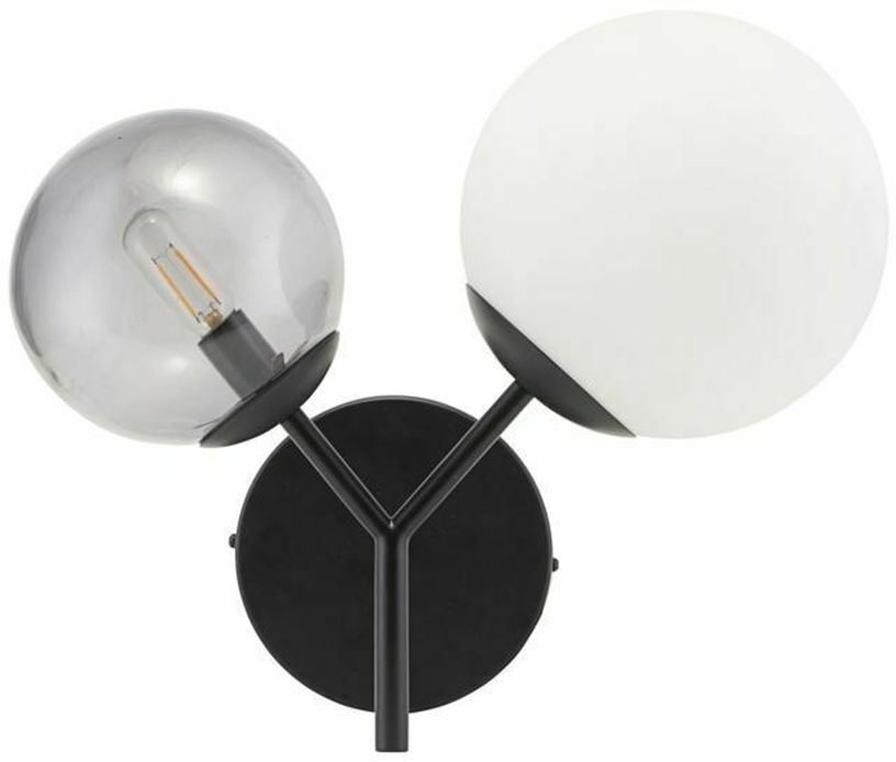 Applique avec prise en verre noire Twice - House Doctor - The Cool Republic