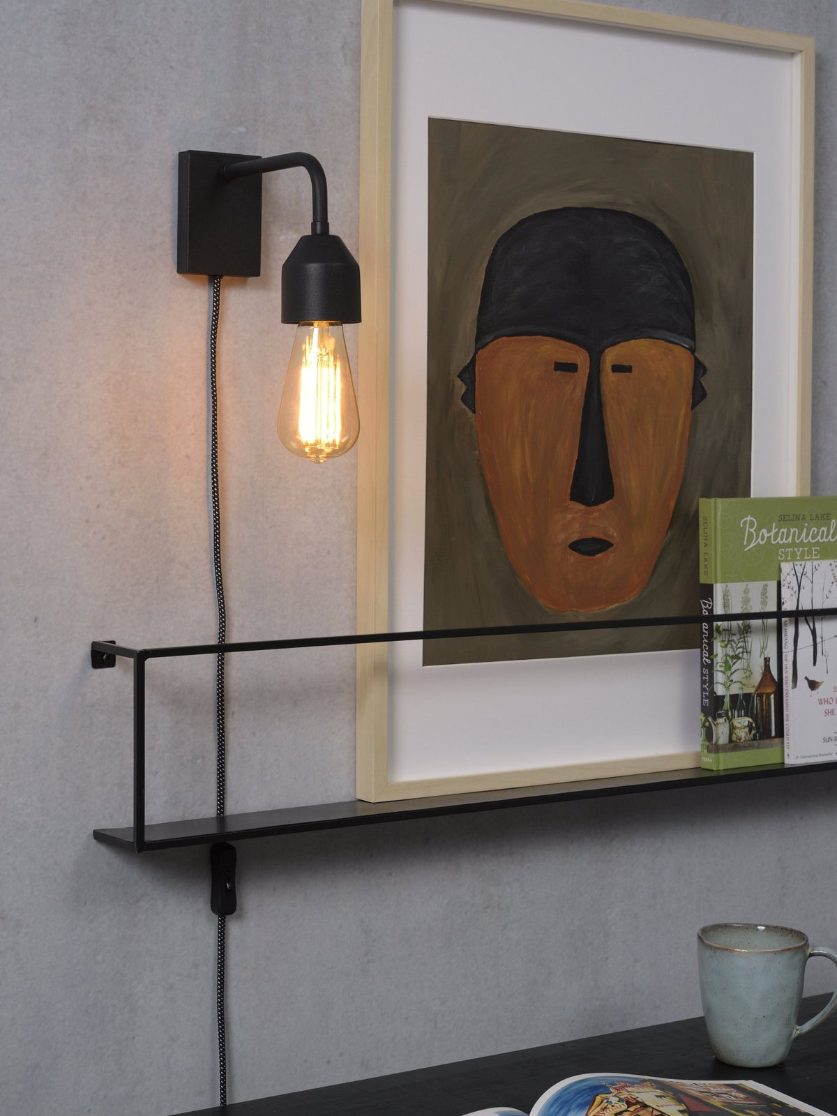 Applique avec prise noire Madrid - It's about Romi - The Cool Republic