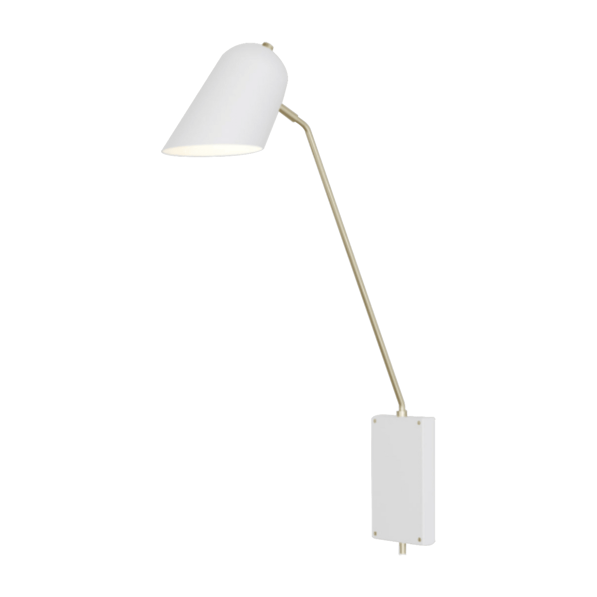 Applique blanche en laiton Cliff - Lambert & Fils - The Cool Republic