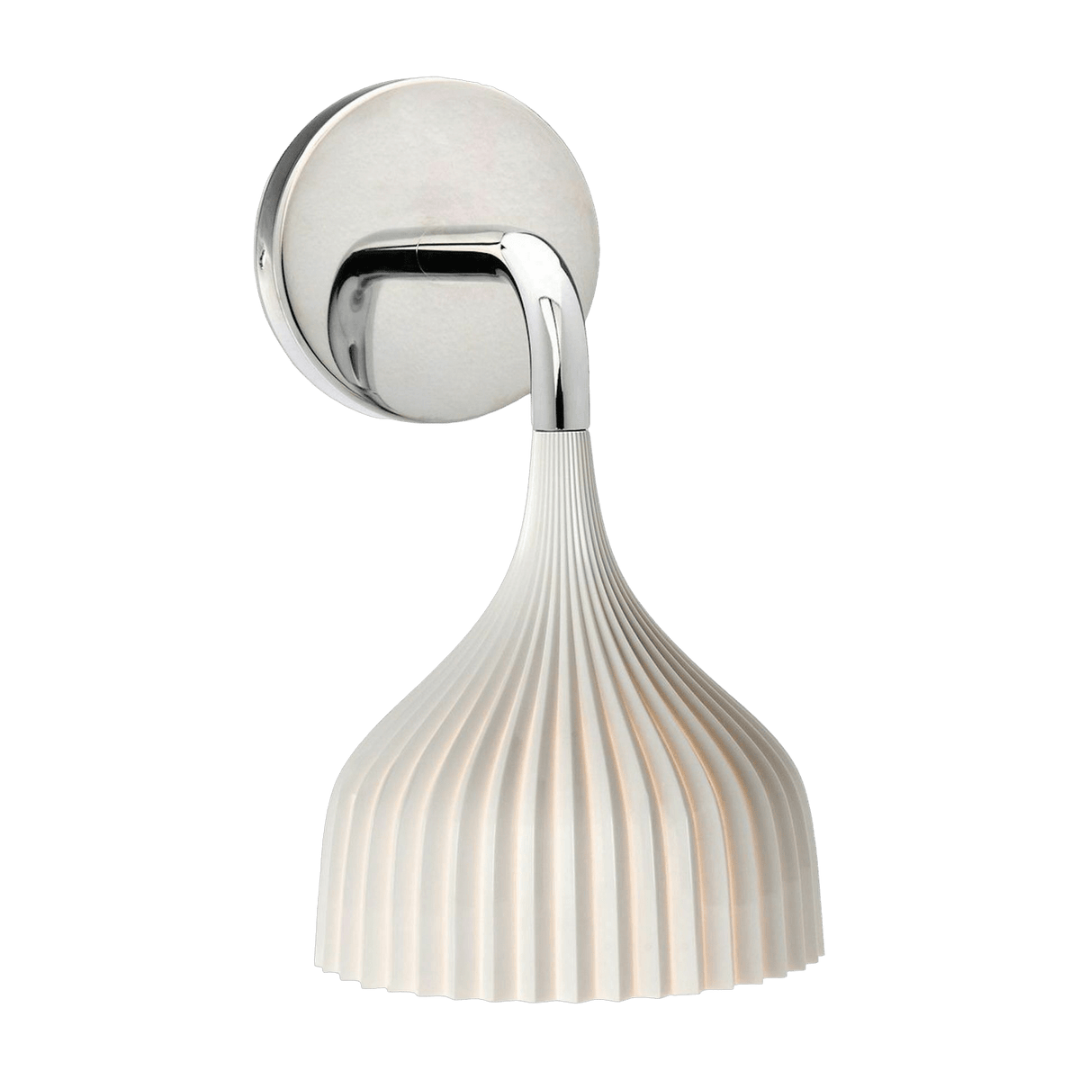 Applique blanche opaque 13,5 cm E' - Kartell - The Cool Republic