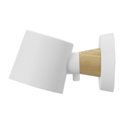 Applique câblée en acier et frêne blanche Rise Hardwired - Normann Copenhagen - The Cool Republic