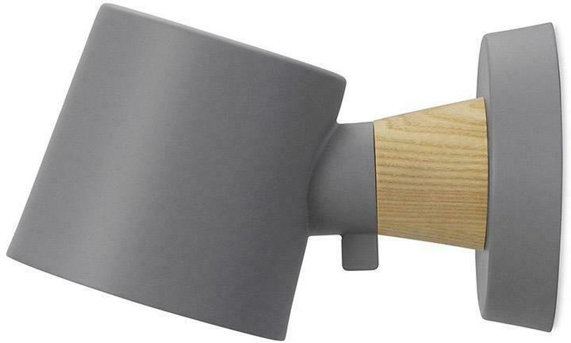 Applique câblée grise en acier et frêne Rise Hardwired - Normann Copenhagen - The Cool Republic