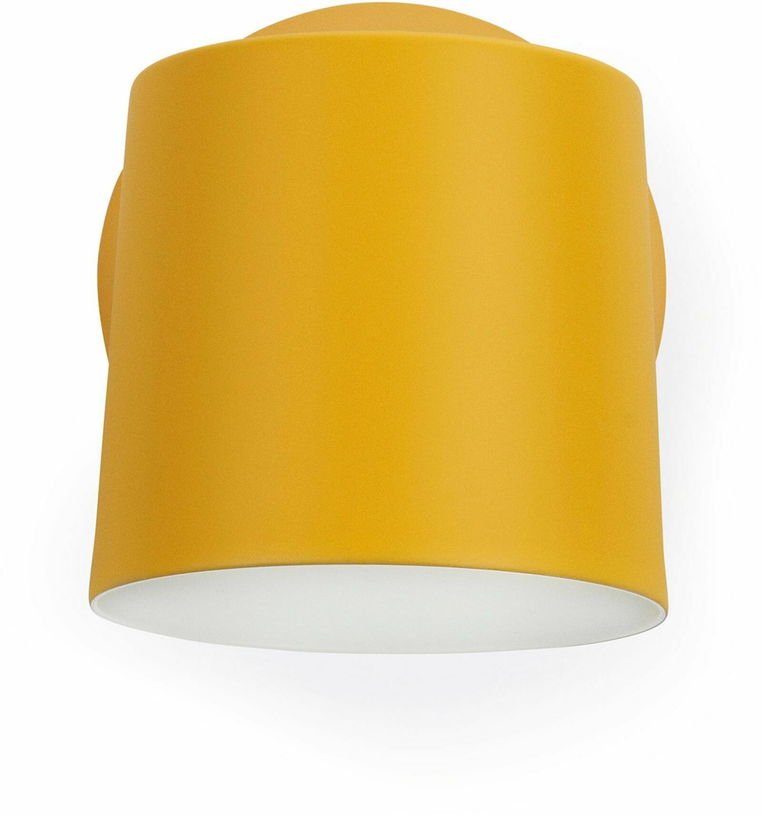 Applique câblée jaune en acier et frêne Rise Hardwired - Normann Copenhagen - The Cool Republic