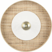 Applique cylindrique blanche 50 cm Portinatx - Market set - The Cool Republic