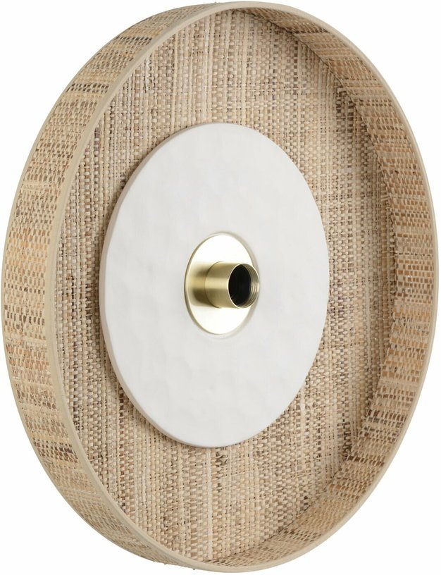 Applique cylindrique blanche 50 cm Portinatx - Market set - The Cool Republic