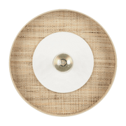 Applique cylindrique blanche 50 cm Portinatx - Market set - The Cool Republic