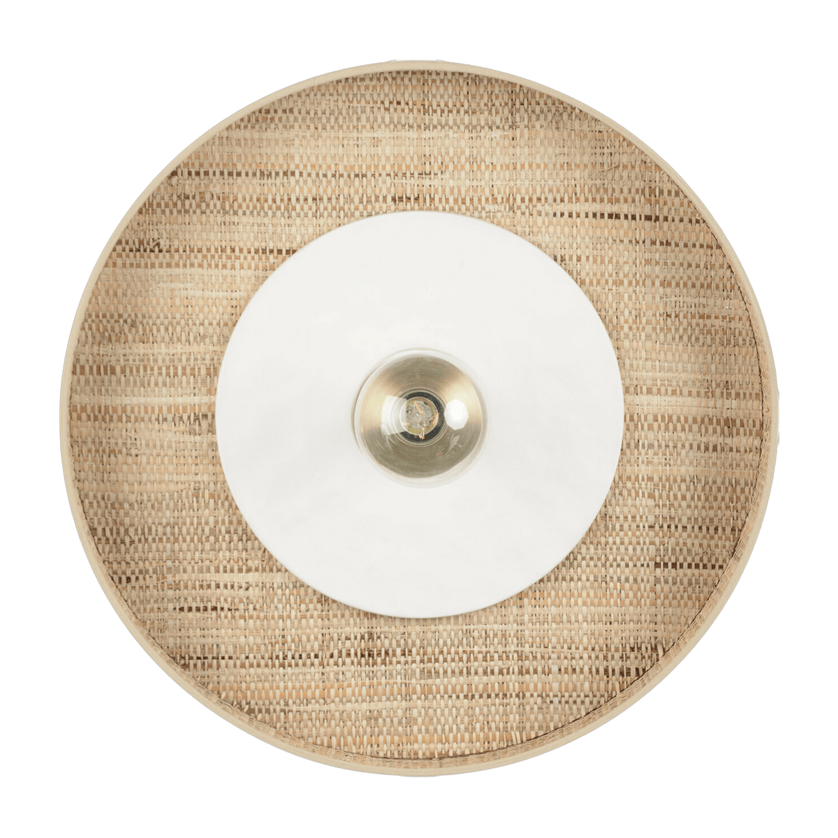 Applique cylindrique blanche 50 cm Portinatx - Market set - The Cool Republic