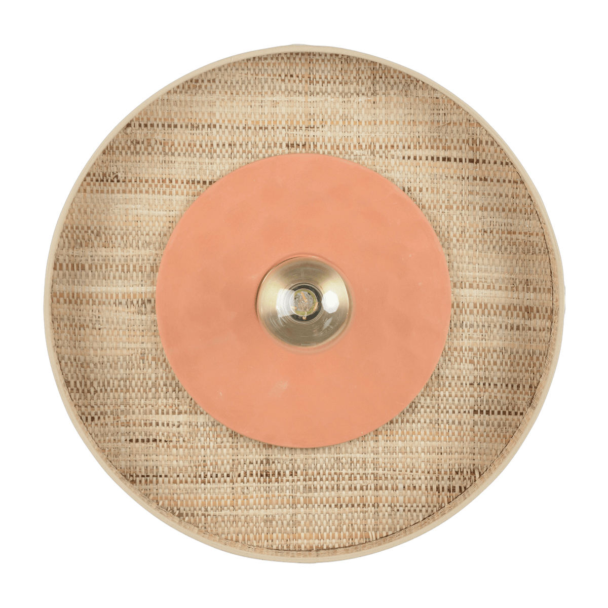 Cylindrical wall lamp terracotta 50 cm Portinatx - Market Set - The Cool Republic