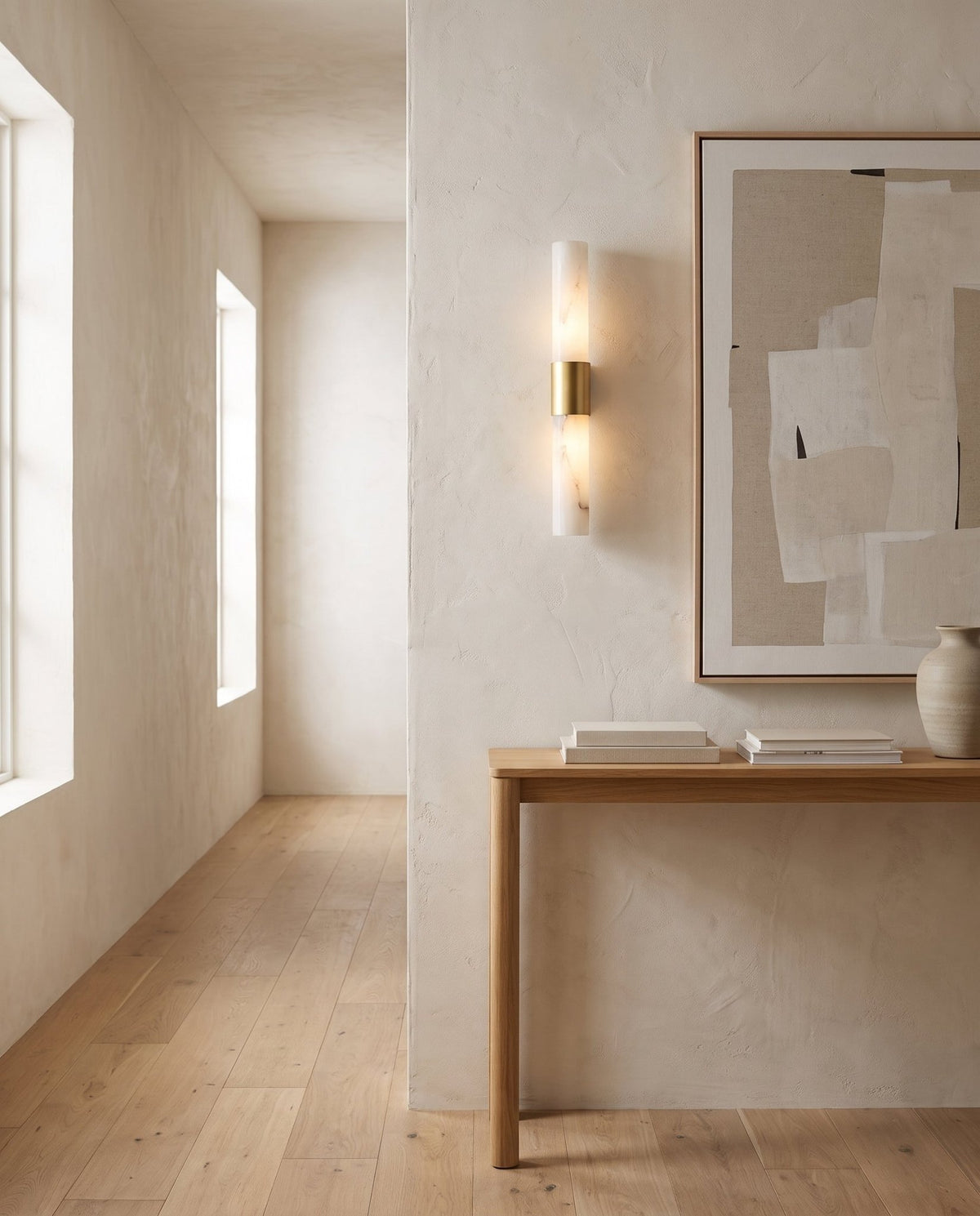 Applique de salle de bain en acier laiton vieilli 8x61cm Ellington - Hudson Valley Lighting - The Cool Republic