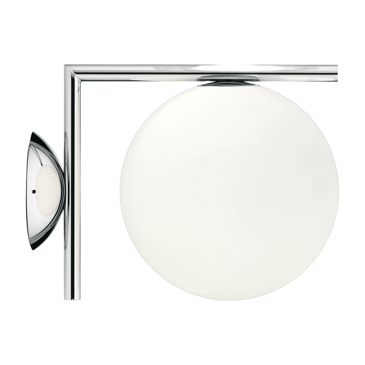 Applique design en acier chromé 20 cm IC - Flos - The Cool Republic