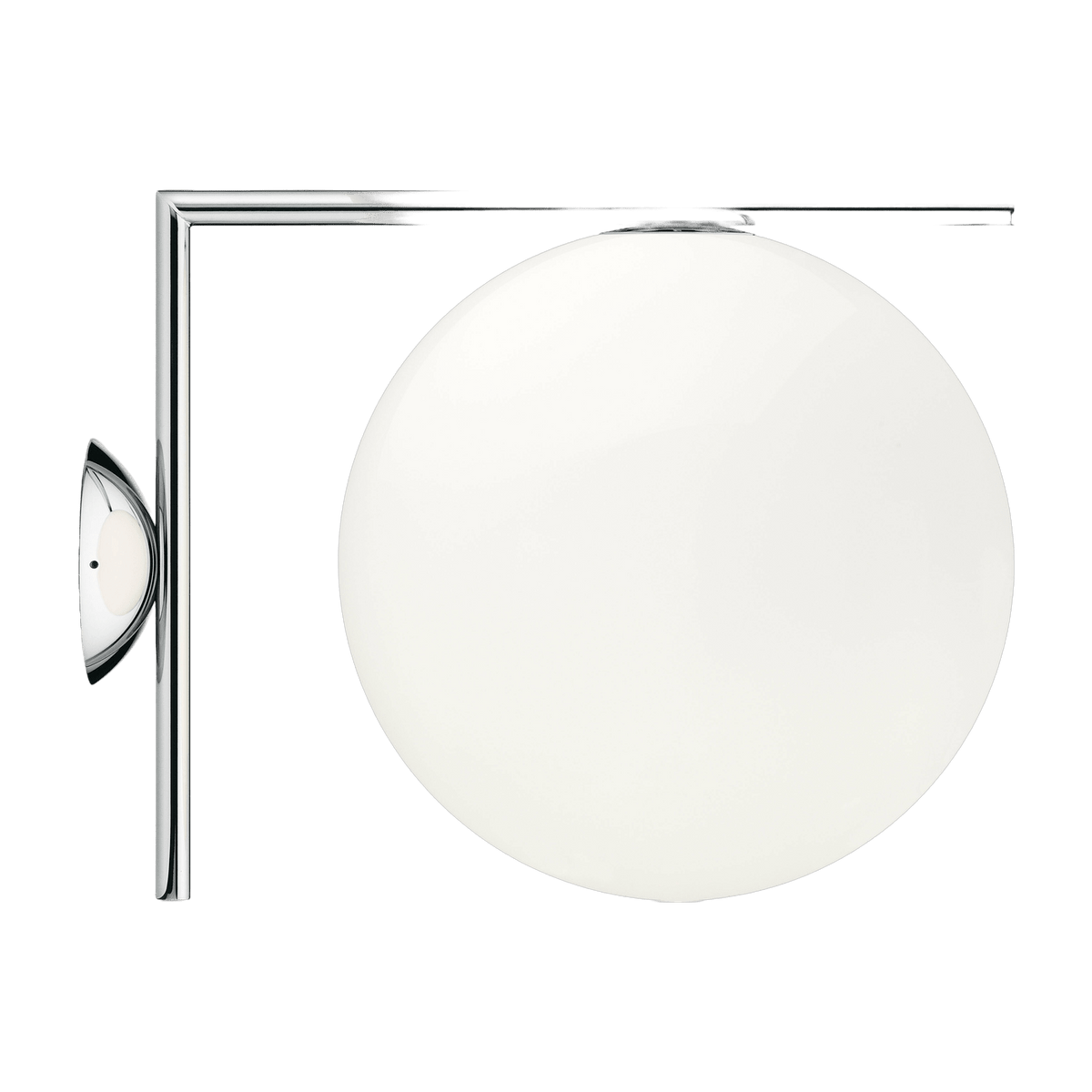 Applique design en acier chromé 30 cm IC - Flos - The Cool Republic