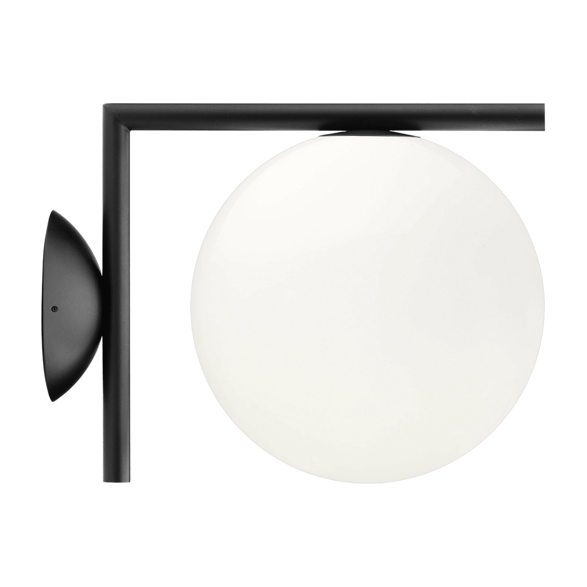 Applique design en acier noir 20 cm IC - Flos - The Cool Republic